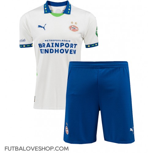 Dres PSV Eindhoven Tretina pre deti 2024-25 Krátky Rukáv (+ trenírky)